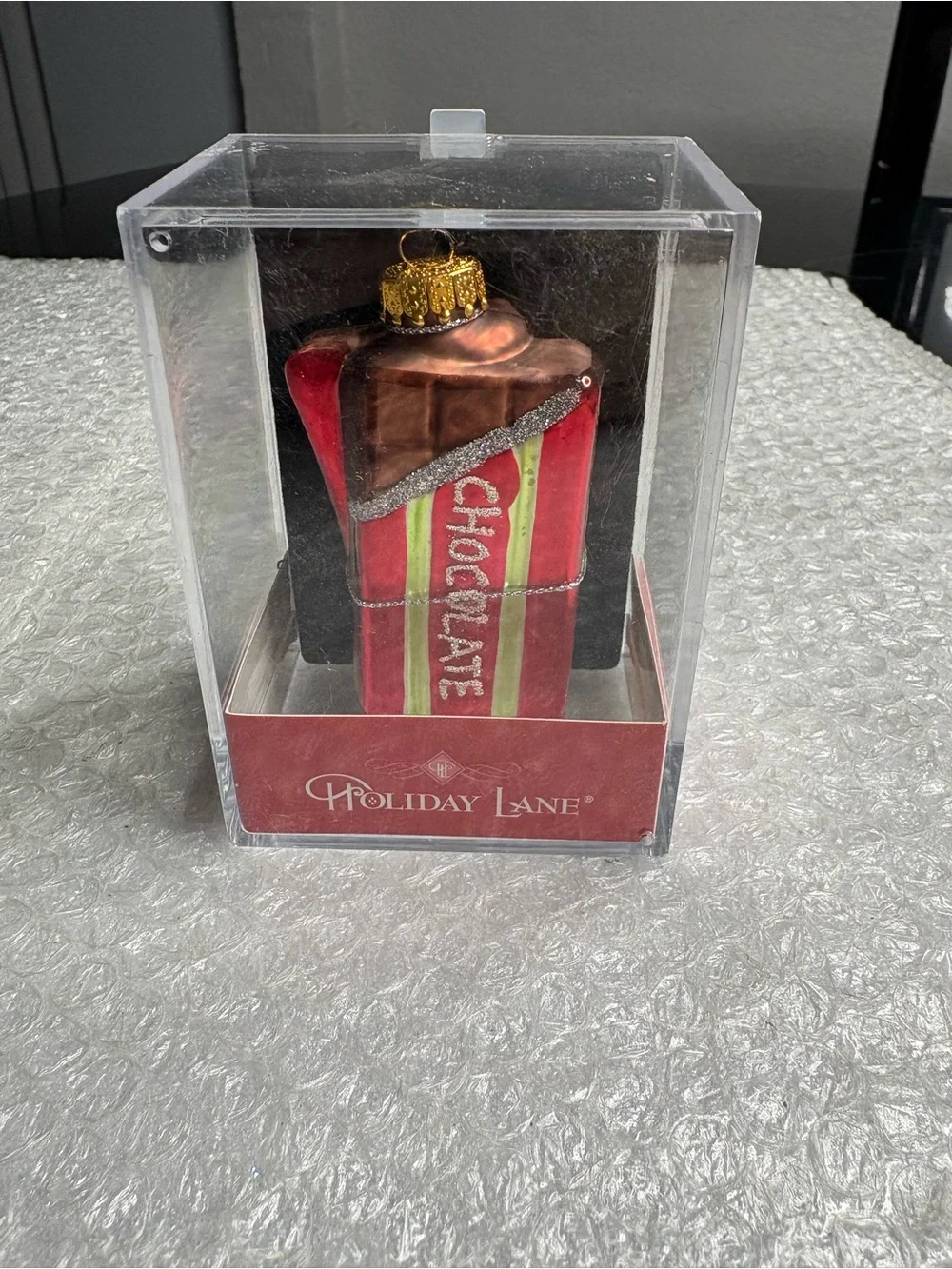 Holiday Lane Chocolate Bar Christmas Ornament
